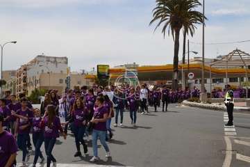 Marcha de escolares por la igualdad en Telde (Foto TA)